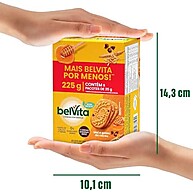 Belvita Mel & Cacau: Delícia Econômica 225g - imagem 4
