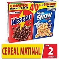 Kit Nescau Chocolate 210g + Snow Flakes 230g: Delícia e Economia - imagem 1