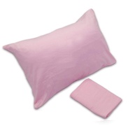 Fronhas Bebê Rosa Macias e Antialérgicas – Kit com 2 Peças Baby Deluxe - imagem 1