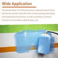 Kit com 10 Capas de Rolo de Espuma 10cm - Alta Densidade para Pintura Profissional - imagem 5