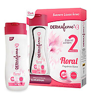 Dermafeme Floral: Kit 2 Sabonetes Íntimos 200ml - imagem 1