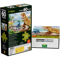 Puzzle T-Rex 60 Peças: Diversão e Desafio! - imagem 2