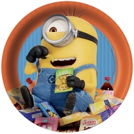 Festa Minions: Kit 8 Pratos + 8 Copos Descartáveis - imagem 2