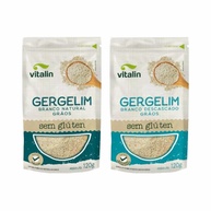 Kit 2 Gergelim Vitalin: Branco Descascado, Branco Natural - imagem 2