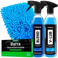 Kit Automotivo Vonixx + Vintex + Karbox - Descontaminação Completa com Blend Spray, V-Lub, V-Bar e Luva de Microfibra - imagem 1