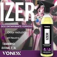 Limpa Rodas Izer Vonixx 500ml: Descontaminante Ferroso Poderoso para Rodas Impecáveis - imagem 5