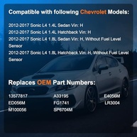 Conjunto Módulo Bomba Combustível Elétrica para Chevy Sonic 2012-2017 - Desempenho e Confiabilidade - imagem 3