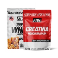 Kit Whey 100% + Creatina 1Kg FTW: Ganho de Massa e Desempenho - imagem 2