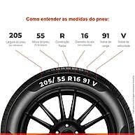Pneu 205/55R16 Xbri: Segurança e Desempenho - imagem 2