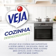 Veja Cozinha Desengordurante Limão Refil 400ml - Limpeza Rápida e Ecológica - imagem 4