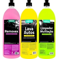 Kit Completo de Limpeza Automotiva Vintex: Desengraxante Removex + Shampoo Lava Autos + Limpador Multiação 1,5L Cada - imagem 2