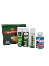 Kit Essencial Limpeza e Manutenção Automotiva: Limpa Parabrisa, Desengripante, Silicone e Graxa Branca - imagem 1