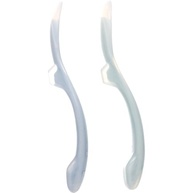 Kit 2 Colheres em Silicone Fase 2 Azul - Buba | Desenvolvimento Saudável da Autoalimentação - imagem 5