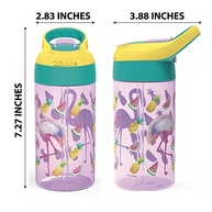 Kit com 2 Garrafas Infantis Zak Desert Life 473ml - Canudo Dobrável e Sem BPA - imagem 3