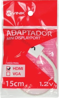 Adaptador Mini DisplayPort para HDMI Vinik 15cm: Conecte e Desfrute em Full HD! - imagem 4
