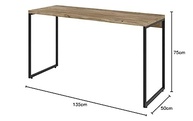 Mesa de Escritório Office 1,35m com Design Moderno - Dynamica - imagem 3