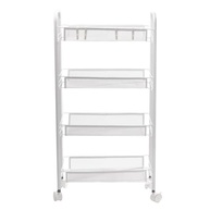 Carrinho Organizador de Metal 5 Prateleiras com Rodinhas - Design Moderno e Prático - imagem 2