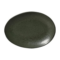 Conjunto de Pratos de Sobremesa Oval Porto Brasil - 6 Peças com Design Orgânico Greenery - imagem 2