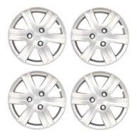 Kit 4 Calotas Prata Aro 14 Kwid Zen 2020 - Design Moderno e Proteção - imagem 1
