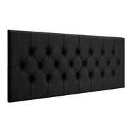Cabeceira Capitonê para Cama Box Casal Queen 1,60m - Suede Preto com Design Moderno - imagem 1