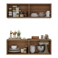 Kit Armário de Cozinha com 8 Portas Rustic - Design Moderno e Resistente - imagem 5