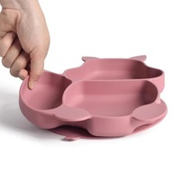Prato Infantil de Silicone com Design de Gatinho, Divisórias e Talheres - Seguro, Divertido e Prático - imagem 5