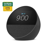 Echo Spot com Alexa: Despertador Inteligente com Som Vibrante e Design Moderno (Preto) - imagem 4