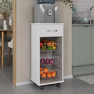 Fruteira Top 1330 Ilan Branca - Design Moderno com Rodas para Cozinha Organizada - imagem 3