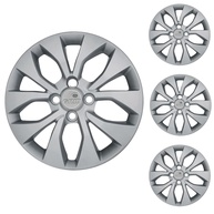 Jogo de Calotas Aro 15 Prata para Chevrolet Onix e Prisma (2017-2020) - Design Grid Baixo - imagem 1