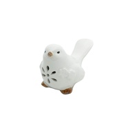 Pássaro Decorativo em Cerâmica Branca - 9,5x6x7cm | Lyor | Design Elegante e Minimalista - imagem 1