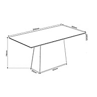 Mesa de Jantar Sylk: 8 Cadeiras e Design! - imagem 2