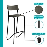 Banqueta Alta Cozinha: Conforto e Design! - imagem 2