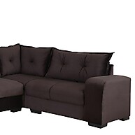 Sofá de Canto 3x2 Marrom Veneza: Conforto e Design! - imagem 2