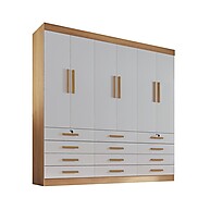 Guarda Roupa Casal Marselha: 12 Gavetas e Design! - imagem 2