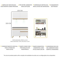 Cozinha Compacta Veneza: LED e Design! - imagem 2
