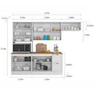 Cozinha Completa Unna: 10 Portas e Design! - imagem 2
