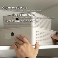 Cesto Organizador Flow 12L: Praticidade e Design - imagem 2