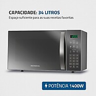 Micro-ondas Mondial 34L: Praticidade e Design! - imagem 2