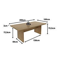 Mesa de Reunião Tecno Mobili ME4119: Produtividade e Design - imagem 2