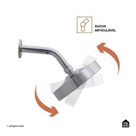 Ducha Beni Pingoo Prata: Relaxamento e Design - imagem 2
