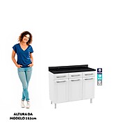 Balcão de Cozinha Topázio: Aço Triplo e Design! - imagem 2