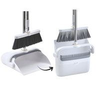 Vassoura e Pá Dobrável em Aço Inox - Limpeza Eficiente e Prática com Design Ergonômico - imagem 4