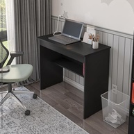 Escrivaninha Moderna com Gaveta e Prateleira - Design Compacto para Estudo e Trabalho - imagem 5