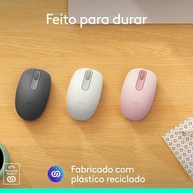 Mouse sem fio Logitech M196 com Conexão Bluetooth, Design Ambidestro Compacto, Rastreamento Preciso, Compatível com PC e Mac, Windows e macOS - Grafite - imagem 4
