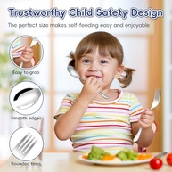 Conjunto de Talheres Infantil ITITT - 12 Peças em Aço Inox com Design Divertido - imagem 5