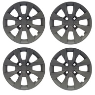 Kit 4 Calotas Aro 14 Preto Fosco - Design Moderno para Peugeot 206, 207 e 208 (2015-2016) - imagem 1