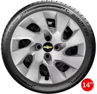 Jogo 4 Calotas Prata Aro 14 Corsa Maxx Hatch Sedan Classic (2002-2012) - Design Moderno e Durabilidade - imagem 5