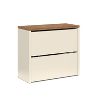 Sapateira Organizadora Basculante com 2 Gavetas - Design Moderno OffWhite/Nature - imagem 1