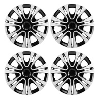 Kit 4 Calotas Aro 15 ABS Universais Brilhantes - Design Encaixe para Rodas de Aço - imagem 2