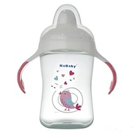 KaBaby Copo 300ml com Bico Rígido e Alças - Design Pássaro Rosa - imagem 2